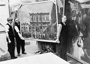 The Evacuation of Paintings From London during the Second World War HU36302
