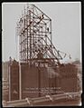 The Leaders of the World Electric Sign Under Construction