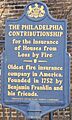 The Philadelphia Contributionship, Pennsylvania state historical marker
