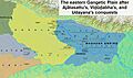 The eastern Gangetic plain after Ajatasattu's, Vidudabha's and Udayana's conquests