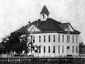 The first building on the campus of Arlington College