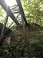 Underside of the Redridge Steel Dam