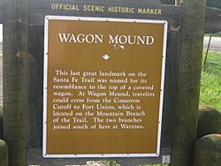 Wagon Mound sign Picture 1940