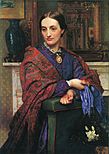 William Holman Hunt - Portrait of Fanny Holman Hunt
