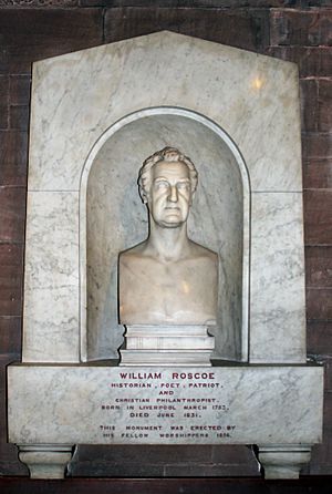 William Roscoe memorial, Ullet Road church