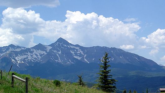 Wilson Peak and San Miguel Mountains