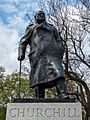 Winston Churchill, Parliament Square, London (cropped)