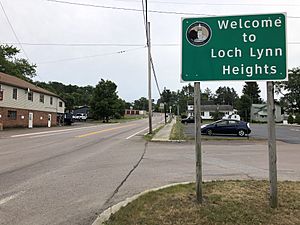 Entering Loch Lynn Heights on MD 560
