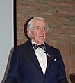 Ambassador Henry Catto speaks on his experiences as a diplomat (cropped)