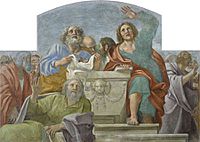 Annibale Carracci i Francesco Albani- Apòstols al voltant del Sepulcre buit.jpg