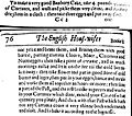 Banbury Cake Gervase Markham 1615