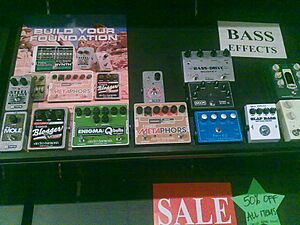 Bass effects - EH, fulltone, MXR, Demeter, AMT