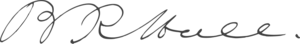 Baynard Rush Hall signature