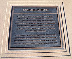 Bommer Canyon Plaque