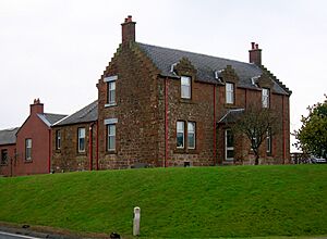 Borland Mains from the road