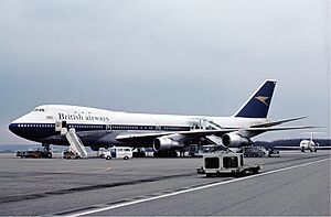 British Airways Boeing 747-100 in BOAC basic livery Marmet