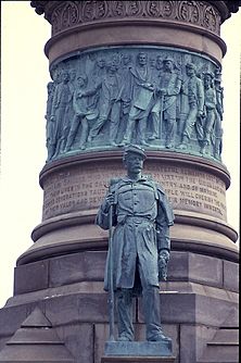 Buffalo NY, USA civil War monument