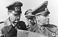 Bundesarchiv Bild 101I-719-0240-22, Pas de Calais, Speidel, Lang, Rommel