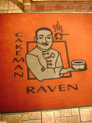 Cake man raven carpet
