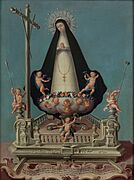Campeche, José - Virgin of Solitude, from the Mínimos de la Victoria Convent - Google Art Project