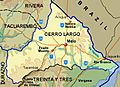 CerroLargo Department map