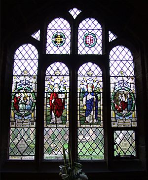 Chester Cathedral, Cloister window Gamon Family