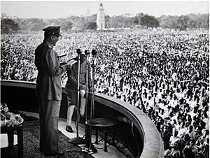ChoudharyAdressingCrowds Nehru Presence FatehMaidan
