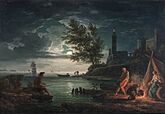 Claude-Joseph Vernet - The four times of day- Night - Google Art Project