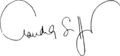 Claudia Schiffer signature