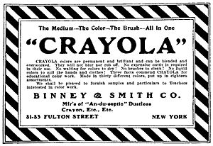 Crayola Ad 1905