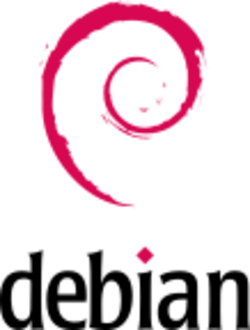 The official logo (also known as open use logo) contains the well-known Debian swirl and best represents the visual identity of the Debian Project