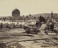 Dome of the Rock, from Governor's House, Francis Bedford 1862
