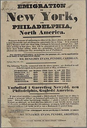 Emigration To New York 1841