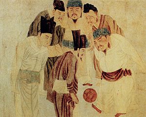 Emperor Taizu play Cuju