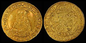 Erfurt (German States) 1645 10 Ducat (Portugaloser)
