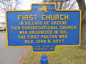 First Church village of Greene NY 
