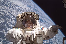 Fyodor Yurchikhin spacewalk3