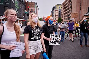 George Floyd Black Lives Matter Protest, 14th & U Streets, 5 29 20 (49949833163)