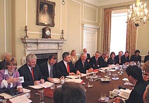 Gordon Brown's first Cabinet Meeting