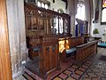 Harlaxton Ss Mary and Peter - interior Chancel Choir stalls 02