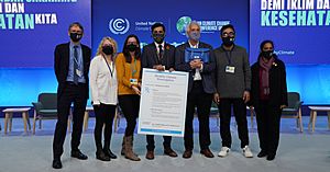 Health Secretary Humza Yousaf at the COP26 Climate Action for Health event (51666872979)