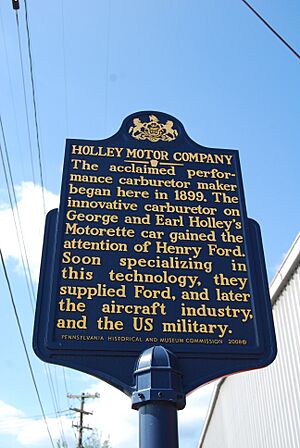 Holley Motor Company marker