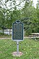 Hudson Mills Metropark historical marker