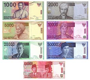 Indonesian Rupiah (IDR) banknotes2009