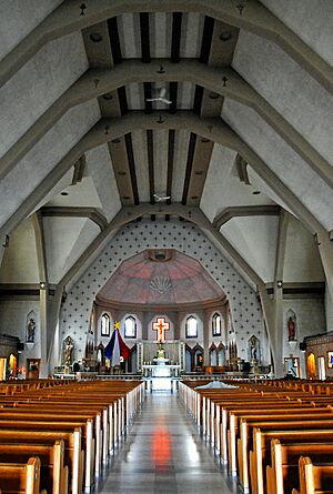 Interieur eglise Saint-Jean-Baptiste Bouctouche