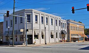 Intersection of Bowers and Church Streets
