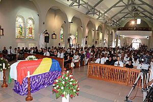 James Mancham Memorial Service Immaculate Conception Cathedral