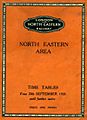 LNER railway timetable North Eastern area for Autumn 1926