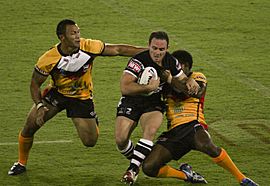 Lance hohaia running into the defence (rugby league).jpg
