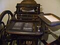 Lathers 1916 printing press